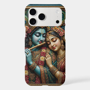 Divin Krishna et Radha Art traditionnel