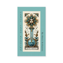 Divination Tarot Card Reading Business Card