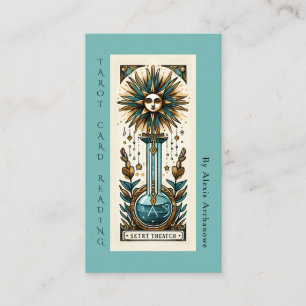 Divination Tarot Card Reading Business Card