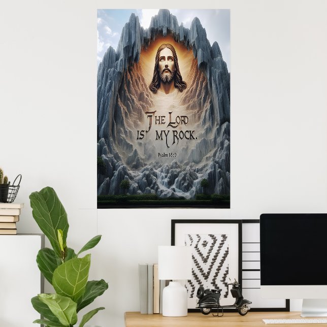 Divine Ascension: The Lord Is My Rock Poster (Home Office)