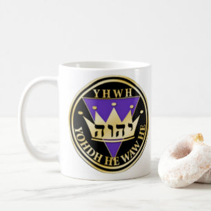Divine Black and Gold Coffee Mug