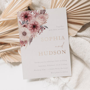Divine Boho Blush Wedding Rose Gold