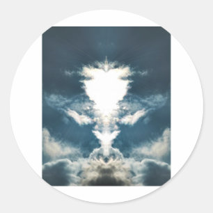 DIVINE CLASSIC ROUND STICKER