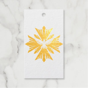 Divine dove of peace gift tags