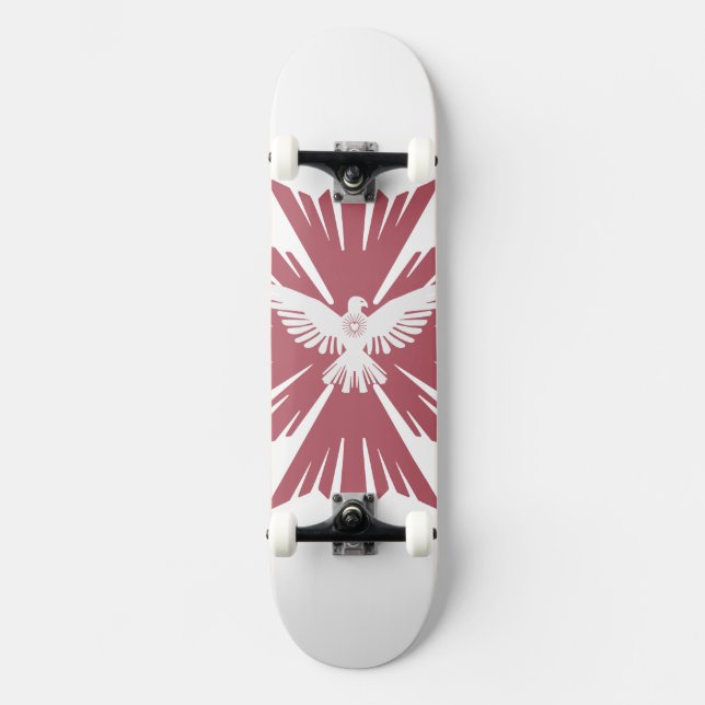 Divine dove of peace skateboard (Front)