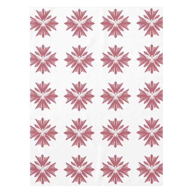 Divine dove of peace tablecloth (Front)