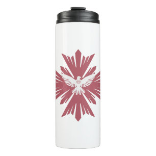 Divine dove of peace thermal tumbler