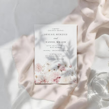Divine Elegant Blush & White Floral Wedding