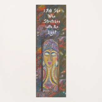 Divine Feminie Buddha original art  Yoga Mat