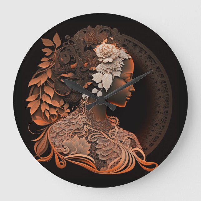 DIVINE FEMININE #1  CLOCK (Front)