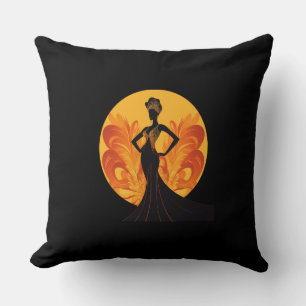 DIVINE FEMININE #4 THROW PILLOW