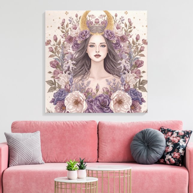 Divine Feminine Boho Wall Art | Sacred (Insitu(LivingRoom))