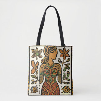 Divine Feminine Earth Goddess Tote Bag