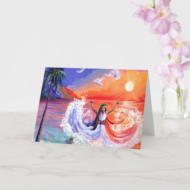 Divine Feminine Goddess Card (Orchid)