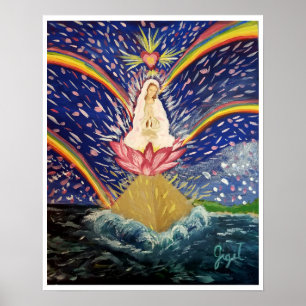 Divine Feminine Rising matte paper poster