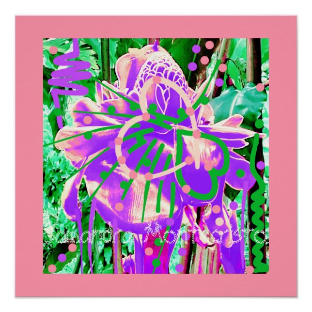 Divine Fleur Grand Amour Glossy Poster (Devant)