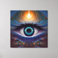 Divine Glowing Above The Spiritual Third Eye