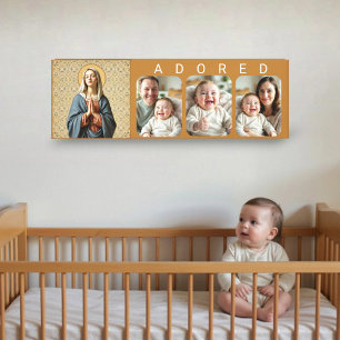 Divine Grace Prayer Set - ADORED Baby Photo  Canvas Print