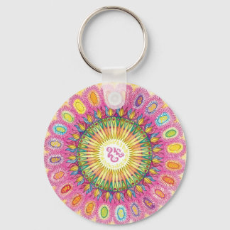 Divine Integration Mandala 4 Keychain