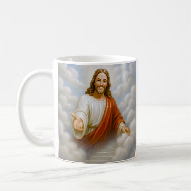 Divine Invitation Jesus Coffee Mug (Left)