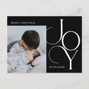 Divine Joy EDITABLE COLOR Holiday Postcard