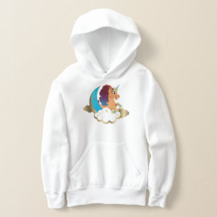 Divine la licorne Lune et nuages