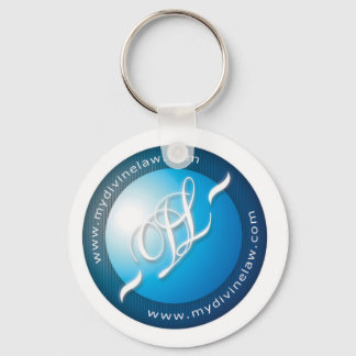 Divine Law Blue Tag Key Chain