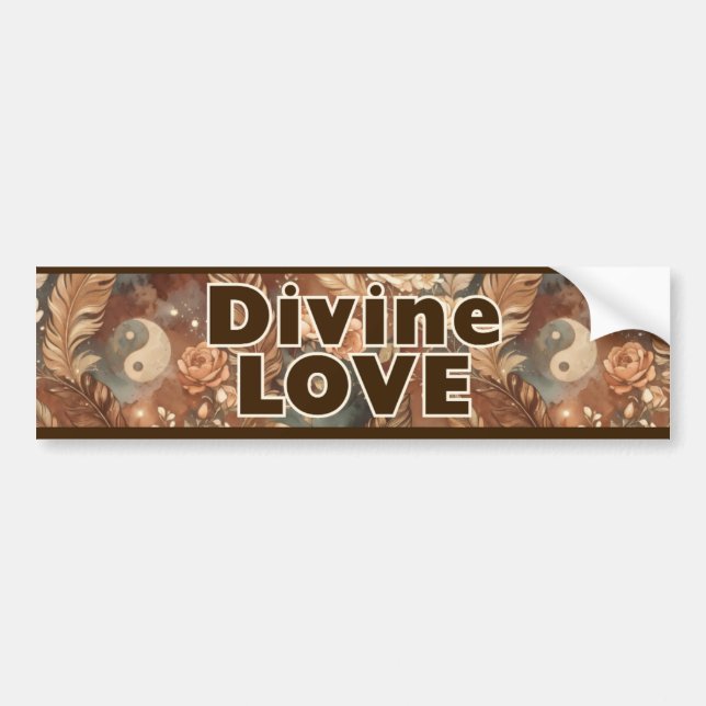 Divine Love Bumper Sticker (Front)