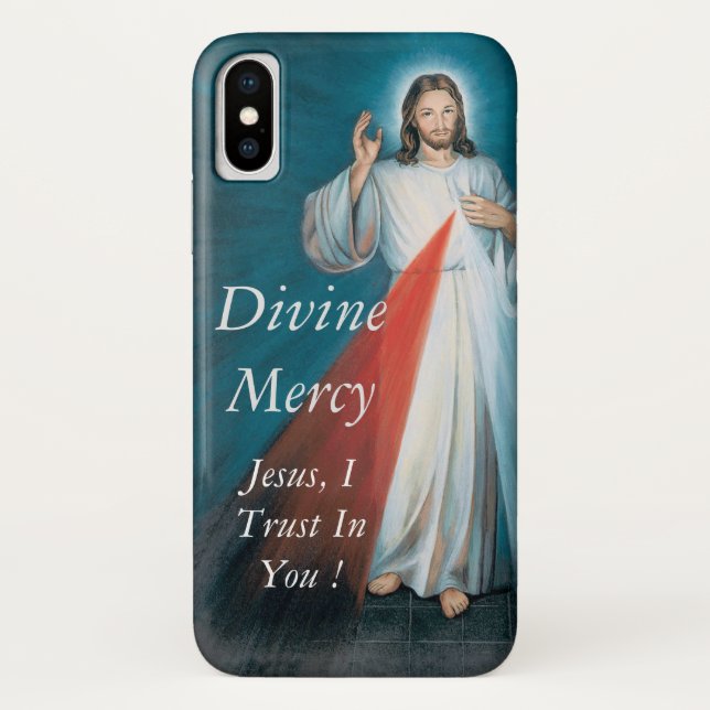Divine Mercy Case-Mate iPhone Case (Back)