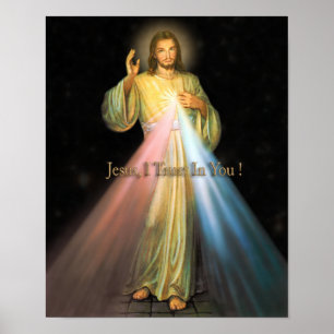 Divine Mercy Devotional Image. Poster