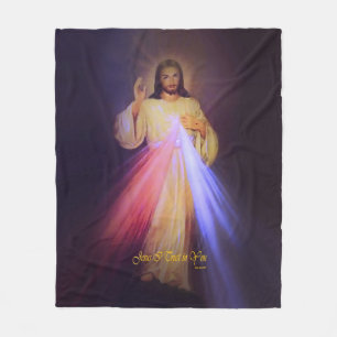 Divine Mercy Fleece Blanket