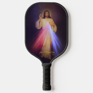 Divine Mercy Gold Pickleball Paddle