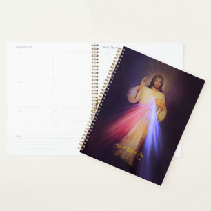 Divine Mercy Gold with Chaplet Prayer Planner