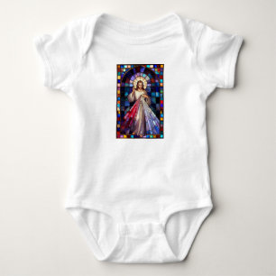 Divine Mercy Jesus Baby Bodysuit