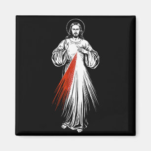Divine Mercy Jesus Catholic Faith Sacred Image Magnet