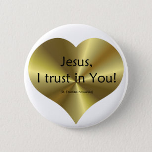 Divine Mercy: Jesus I trust in You 2 Inch Round Button