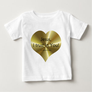 Divine Mercy: Jesus I trust in You Baby T-Shirt