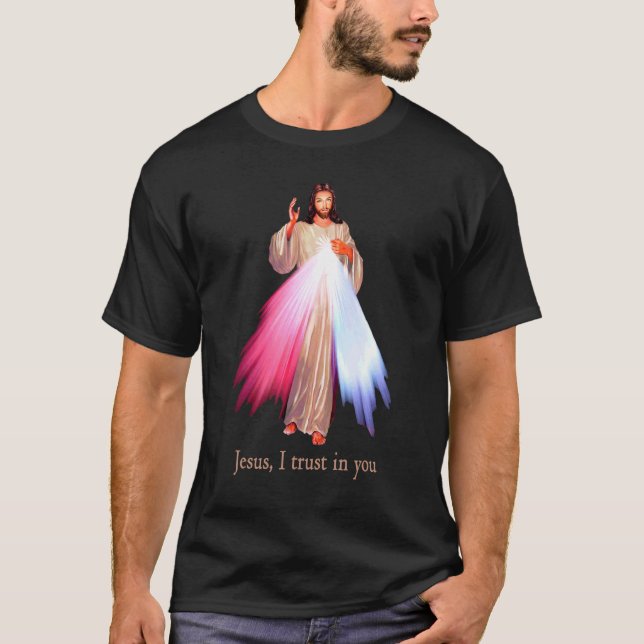Divine Mercy Jesus I Trust In You T-Shirt (Front)