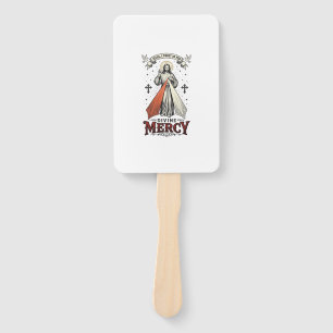 Divine Mercy Jesus I Trust in You Vintage Shirt De Hand Fan