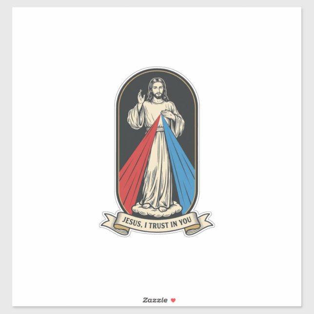Divine Mercy Jesus Vintage (Sheet)