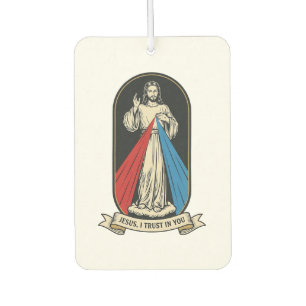 Divine Mercy Jesus Vintage Air Freshener