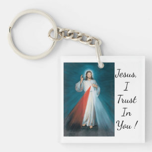 divine mercy  keychain