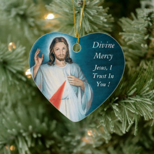 Divine Mercy  Metal Ornament