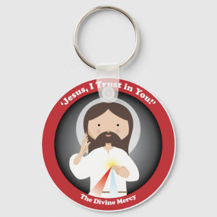 Divine Mercy of Jesus Keychain