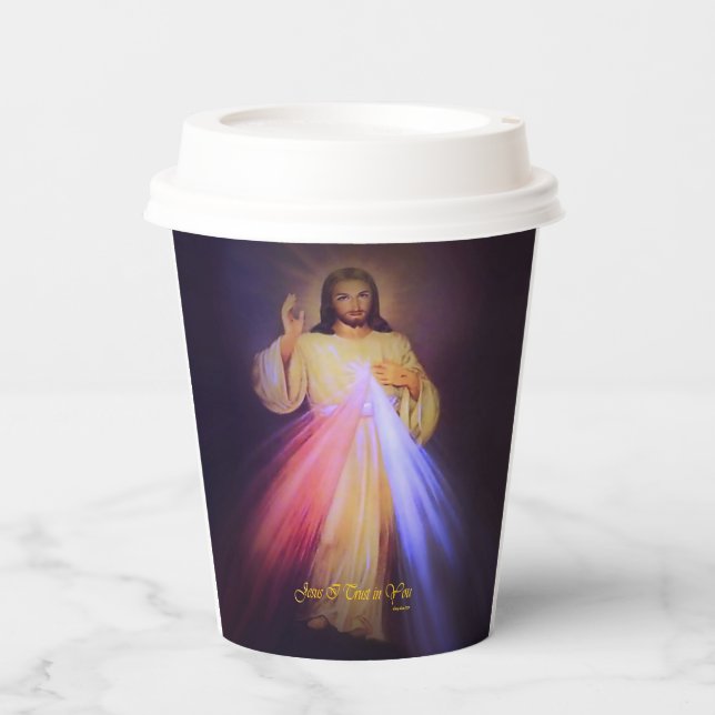 Divine Mercy Paper Cups (Front)