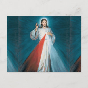 divine mercy postcard