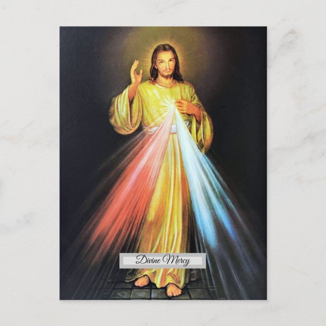 Divine Mercy Postcard (Front)