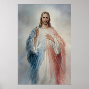 Divine Mercy Print Jesus Christ Sacred Heart