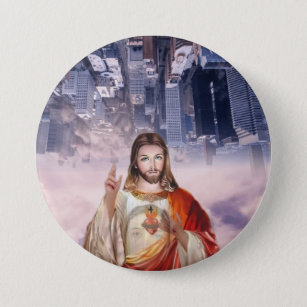 Divine Mercy, St. Faustina, Jesus I Trust in You 3 Inch Round Button