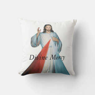 Divine Mercy Throw Pillow